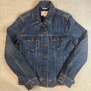 Levi's Dark Blue Jean Jacket for Women size XS